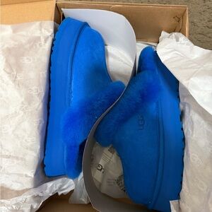UGG Blue Disquette Slippers